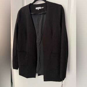 NWT Calvin Klein Classic Black Blazer Professional Work Jacket Women’s Size 6